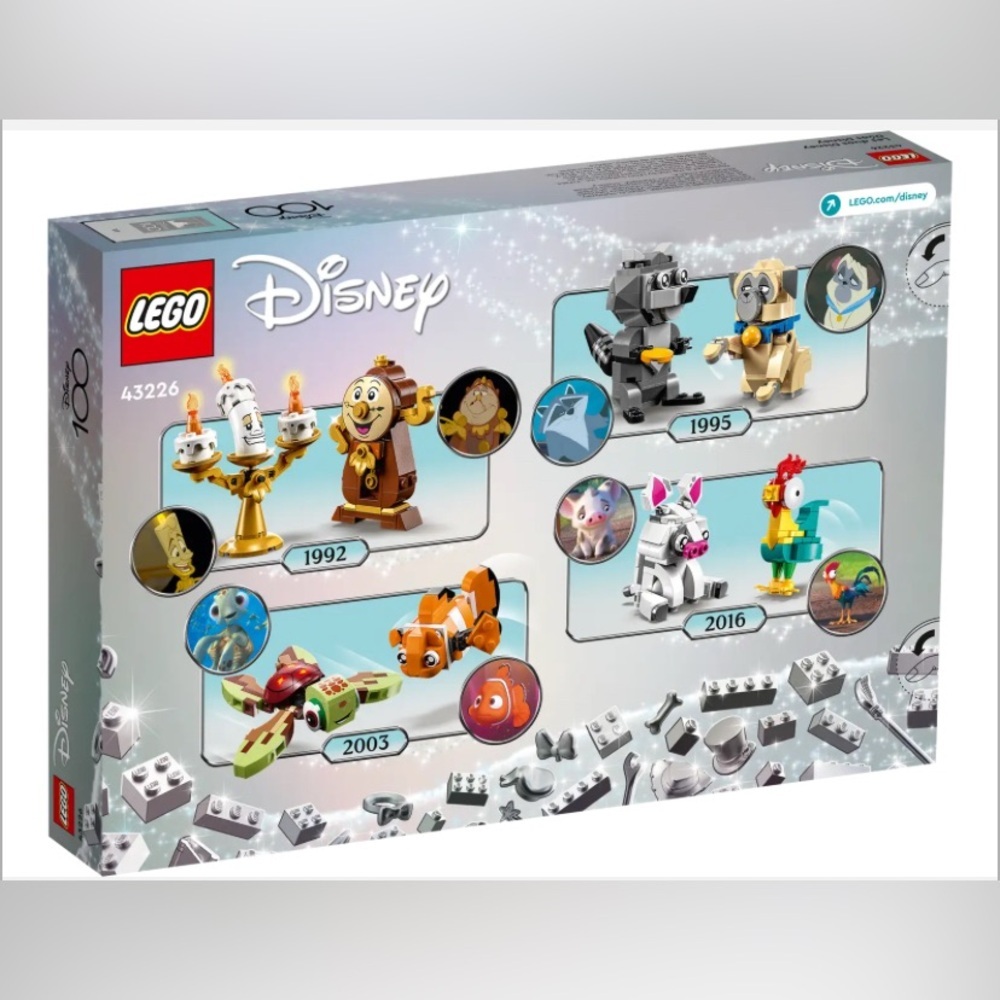 LEGO Disney Duos 43226 100th Anniversary Set Retired Factory Sealed NEW - Picture 2 of 3